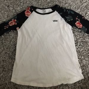 Vans flower shirt